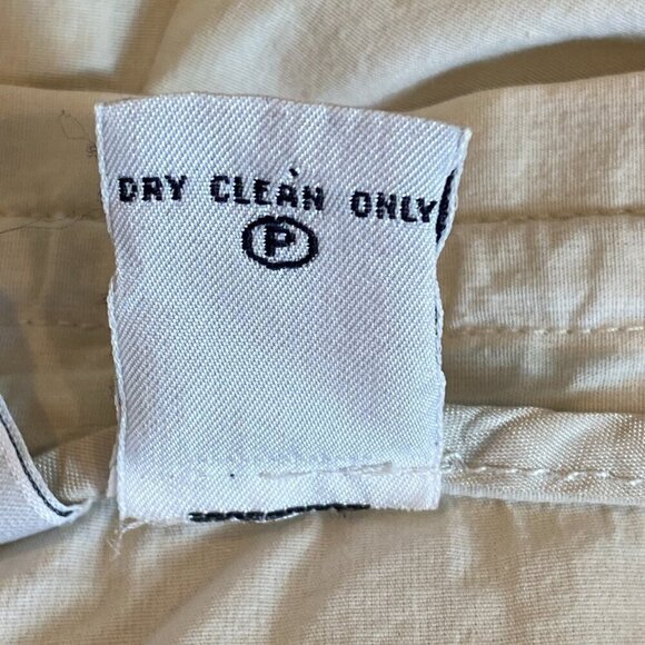 AX/Armani Exchange Wide Leg Casual Beach Pants S Lt-Khaki-Beige 347G - Picture 6 of 6